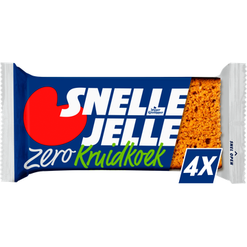 Snelle Jelle Zero Kruidkoek 4 Stuks - JUMBO