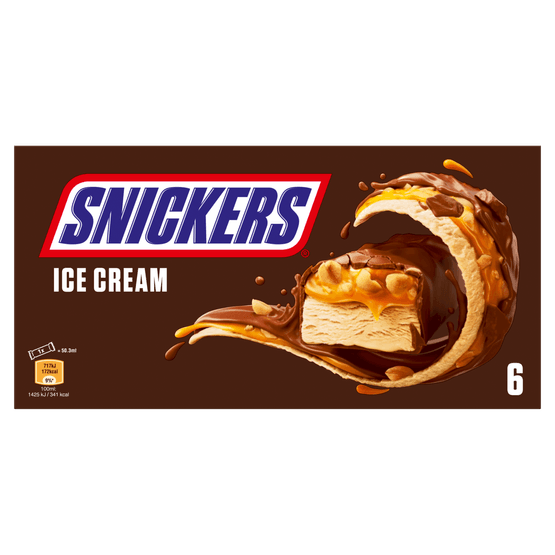 Snickers Icecream 6 stuks - Dirk