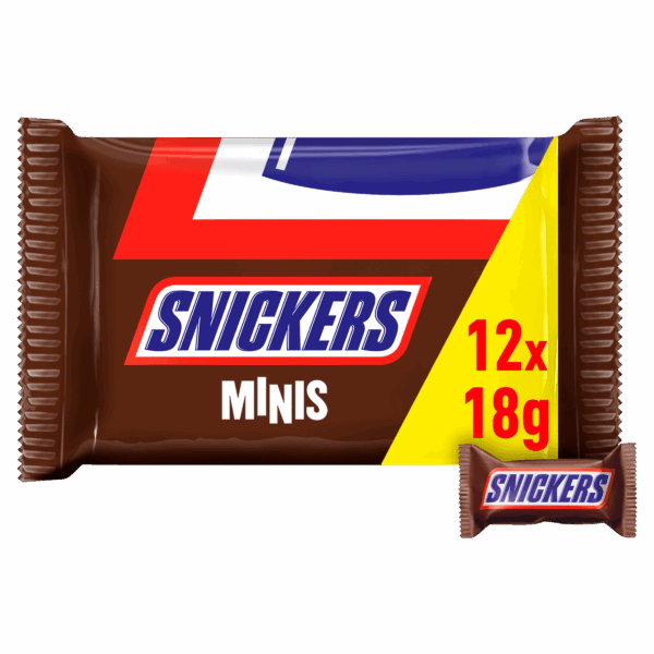 Snickers Melk Chocolade Karamel Mini's - PLUS
