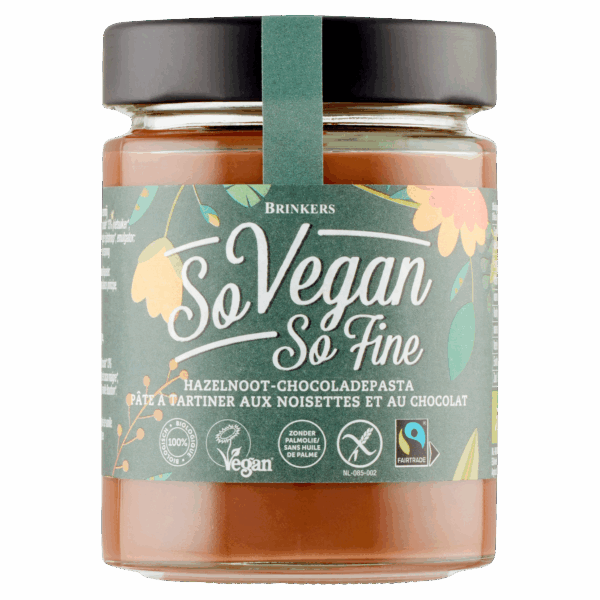 So Vegan So Fine Hazelnootpasta bio - PLUS