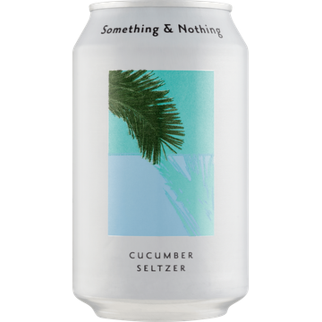 Something & Nothing Cucumber Seltzer Drank - JUMBO