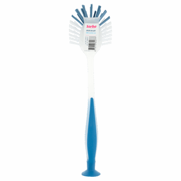 Sorbo Afwasborstel met zuignap assorti - PLUS