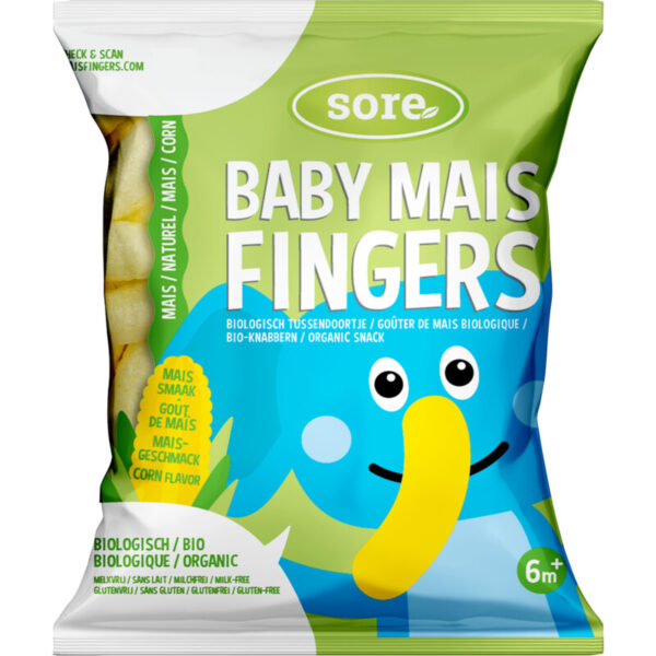 Sore Baby Maisfingers Naturel 6m+ - Albert Heijn