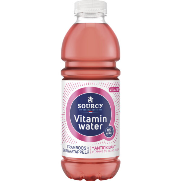 Sourcy Vitaminwater Framboos Granaatappel - Albert Heijn