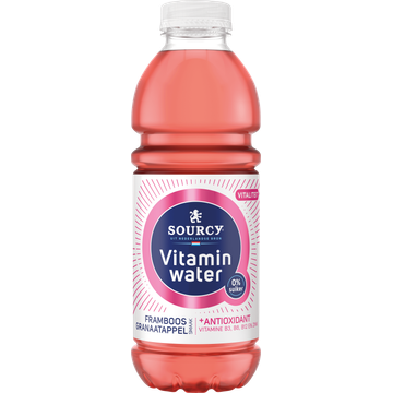 Sourcy Vitaminwater Framboos-Granaatappel - JUMBO