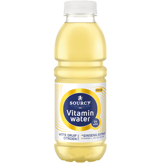 Sourcy Vitaminwater witte druif-citroen - Dirk