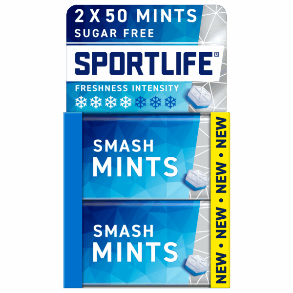 Sportlife Mints Smashmint Suikervrij - PLUS