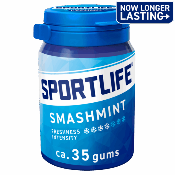 Sportlife Smashmint Kauwgom Suikervrij - PLUS
