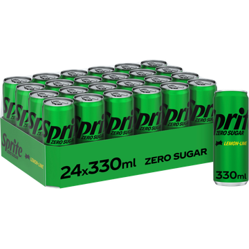 Sprite Zero Sugar Lemon-Lime 24 x 330 ml - JUMBO