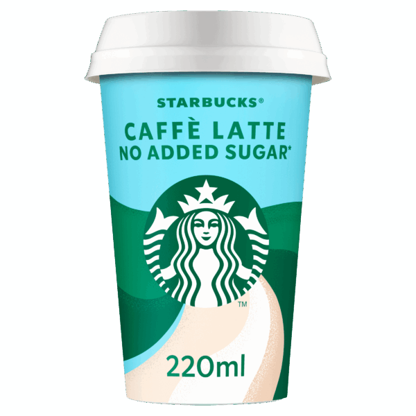 Starbucks Cafe Latte - no added sugar - PLUS