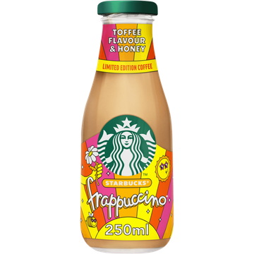 Starbucks Frappuccino Coffee Drink Toffee Flavour and Honey - JUMBO