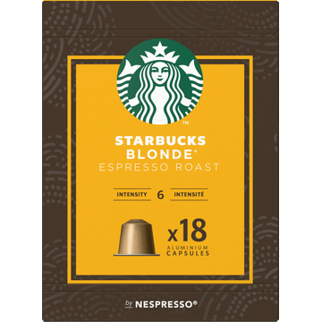 Starbucks® by Nespresso ® Blonde Espresso Roast 18 Koffiecups - JUMBO