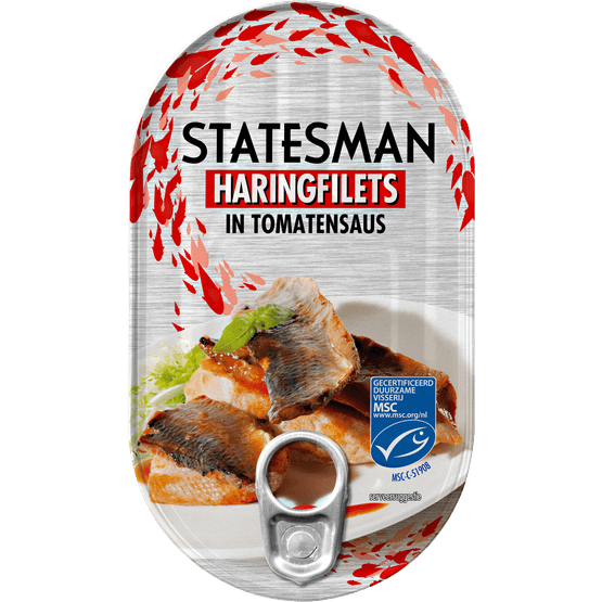 Statesman Haring in tomatensaus - Dirk