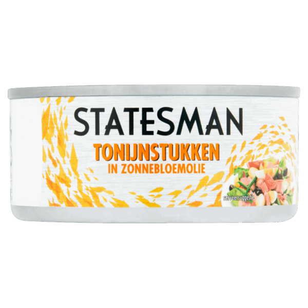 Statesman Tonijnstukken in Zonnebloemolie - PLUS