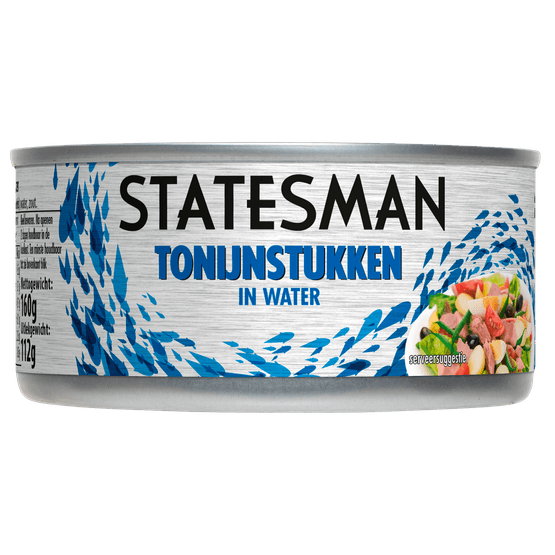 Statesman Tonijnstukken in water - Dirk