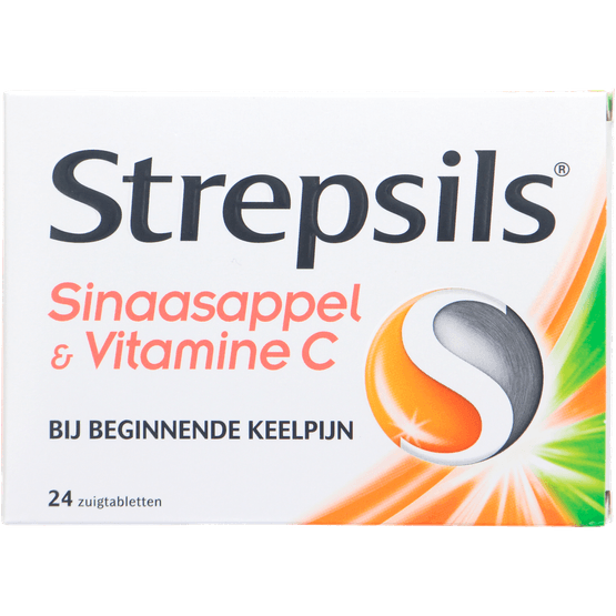 Strepsils Sinaasappel en vitamine C - Dirk