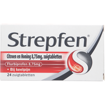 Strepsils Strepfen Citroen en Honing zuigtabletten bij keelpijn 8