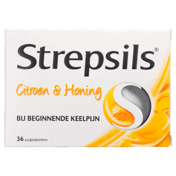 Strepsils Zuigtabletten Citroen en Honing - PLUS