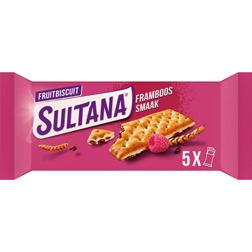Sultana Fruitbiscuit Framboos Smaak - JUMBO