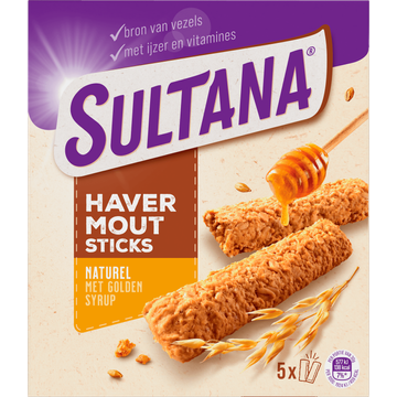 Sultana Havermoutsticks Naturel - JUMBO