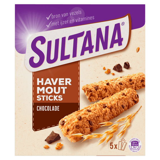 Sultana Oat sticks chocolate - Dirk