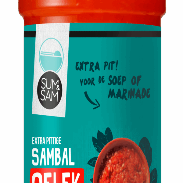 Sum en Sam Extra pittige Sambal Oelek - PLUS