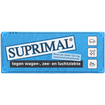 Suprimal Tabletten tegen misselijkheid 12