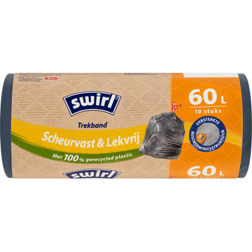 Swirl Scheurvast & Lekvrij Trekband 60 L 10 Stuks - JUMBO