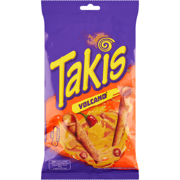 Takis Volcano Cheese and Chilli Flavoured Fried Corn Snack - JUMBO