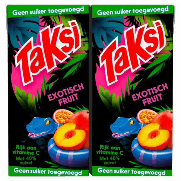 Taksi Exotisch fruit geen suiker 10-pack - PLUS