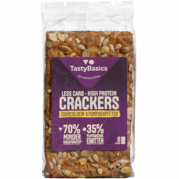 TastyBasics Cracker zonnebloem pompoenpit - PLUS