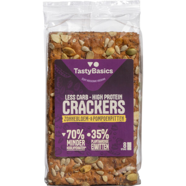 TastyBasics Crackers Zonnebloem- en Pompoenpitten - Albert Heijn