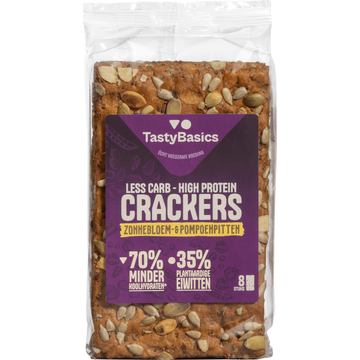 TastyBasics Crackers zonnebloem- en pompoenpitten - JUMBO