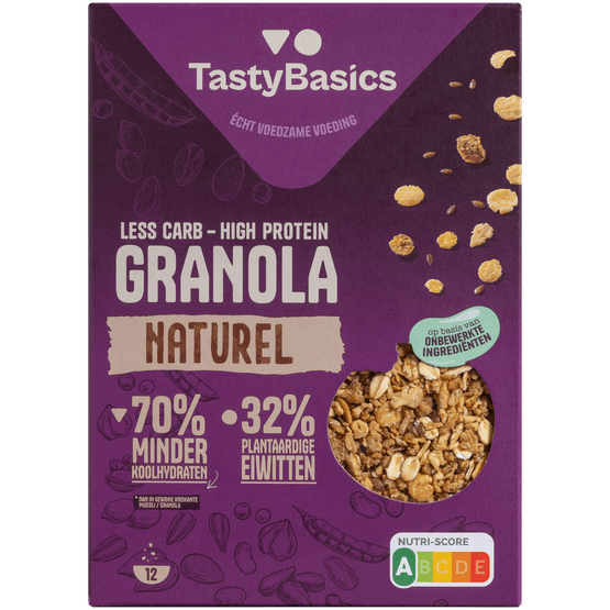 TastyBasics Granola naturel - Dirk