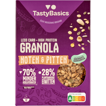 TastyBasics Granola noten en pitten - JUMBO