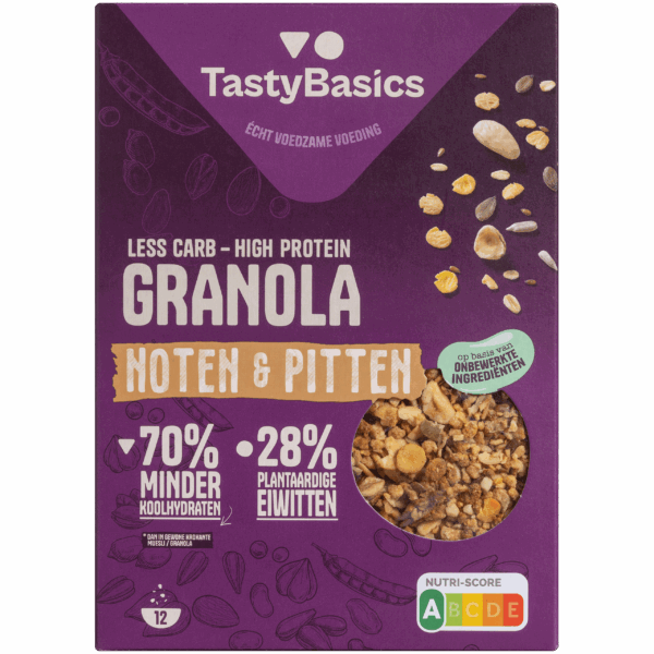 TastyBasics Granola noten en pitten - PLUS