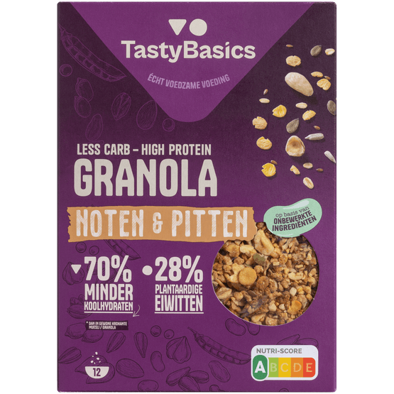 TastyBasics Granola noten en pitten - Dirk