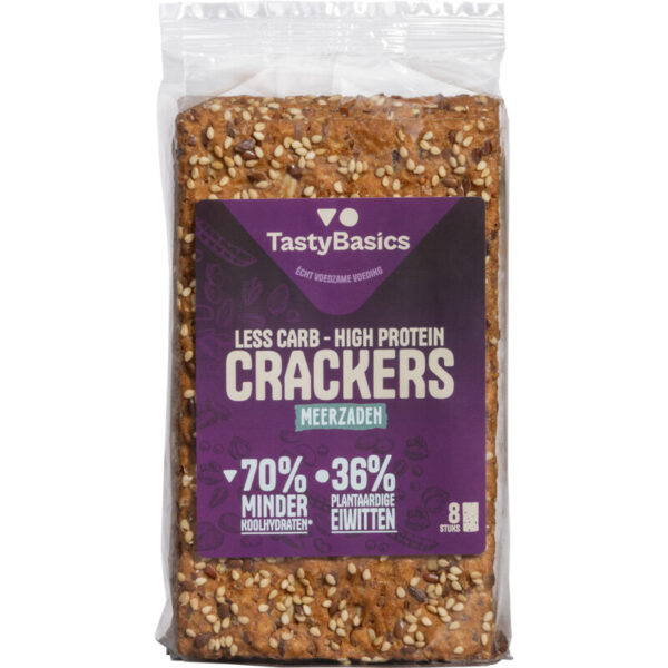 TastyBasics Vezelrijke Crackers Meerzaden - Albert Heijn