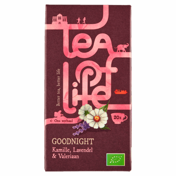 Tea of Life Goodnight Kamille Lavendel Valeriaan - PLUS