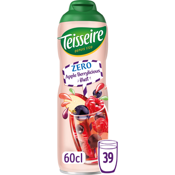 Teisseire Kids Zero Suiker Apple Berrylicious Blast Siroop - JUMBO