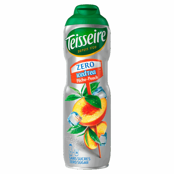 Teisseire Siroop Iced Tea Peach Zero - PLUS