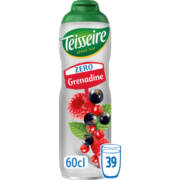 Teisseire Zero Suiker Grenadine Siroop - JUMBO