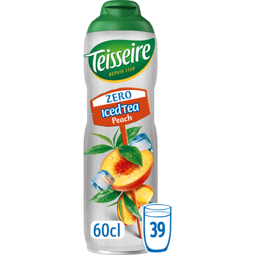 Teisseire Zero Suiker Ice Tea Perzik Siroop - JUMBO