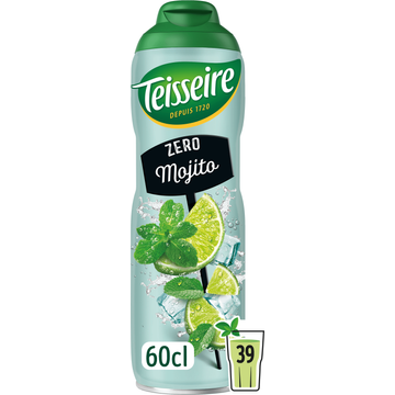 Teisseire Zero Suiker Mojito Cocktail Siroop - JUMBO