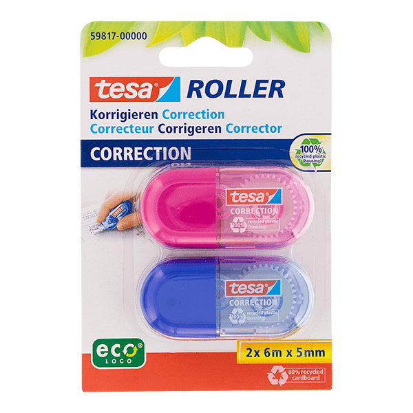 Tesa Mini correctieroller - PLUS