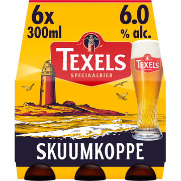 Texels Skuumkoppe Bier Fles 6 x 300 ml - JUMBO