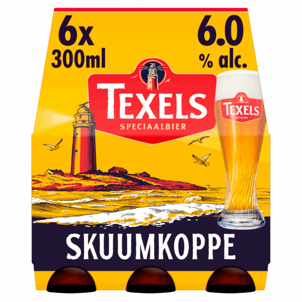 Texels Skuumkoppe Bier Fles - PLUS