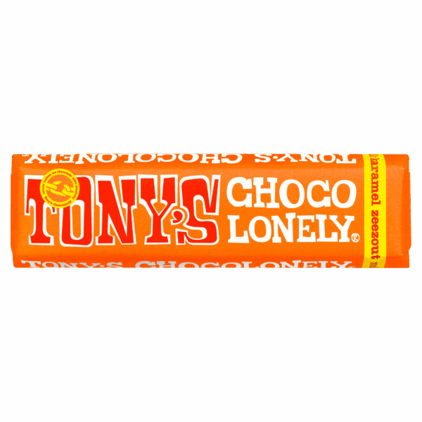 Tony's Chocolonely Chocoladereep Melk Karamel Zeezout - PLUS