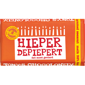 Tony's Chocolonely Hieper de Piepert Melk Karamel Zeezout - JUMBO
