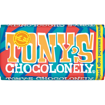 Tony's Chocolonely Melk Karamel Amandel Noga Pretzel Zeezout - JUMBO
